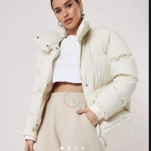 Beige Puffer Coat